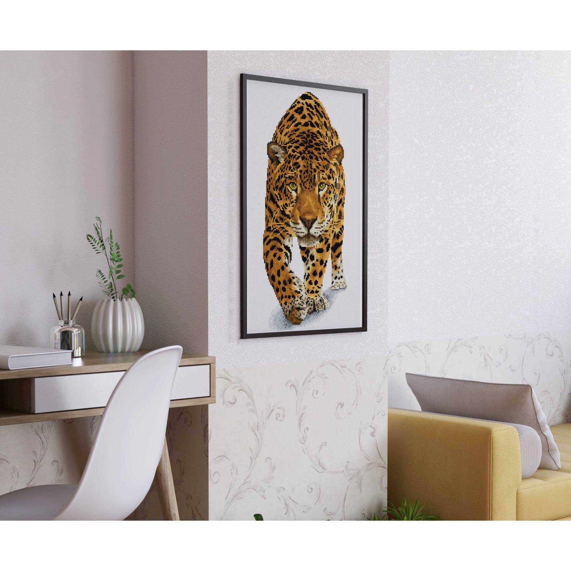 Diamond Dotz® Intermediate On the Prowl Pre-Framed Diamond Painting Kit